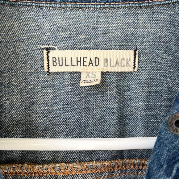Bullhead black denim jacket size xs - Picture 2 of 4